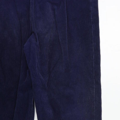 Preworn Womens Blue  Corduroy Trousers  Size 30 in L31 in