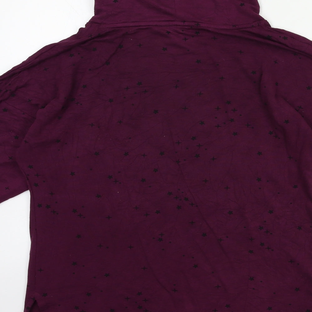 Day Dreams Womens Purple Geometric  Top Pyjama Top Size 8