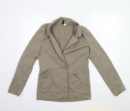 H&M Womens Grey   Jacket Blazer Size 6