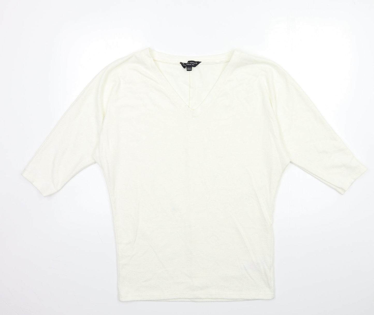 Dorothy Perkins Womens White  Knit Pullover Jumper Size 10