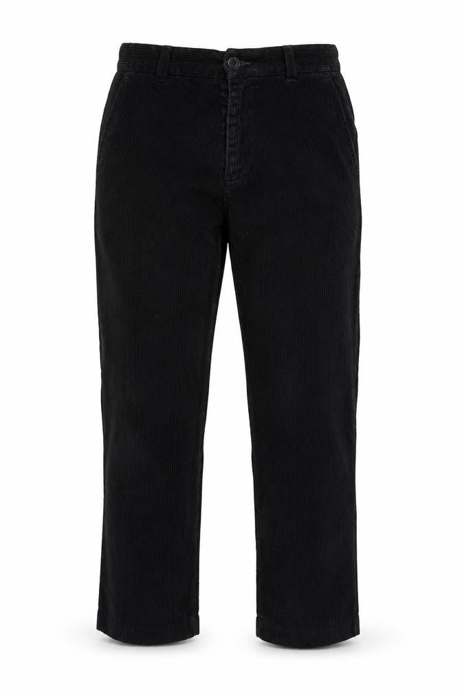 Preworn Womens Black  Corduroy Trousers  Size 36 in L26 in