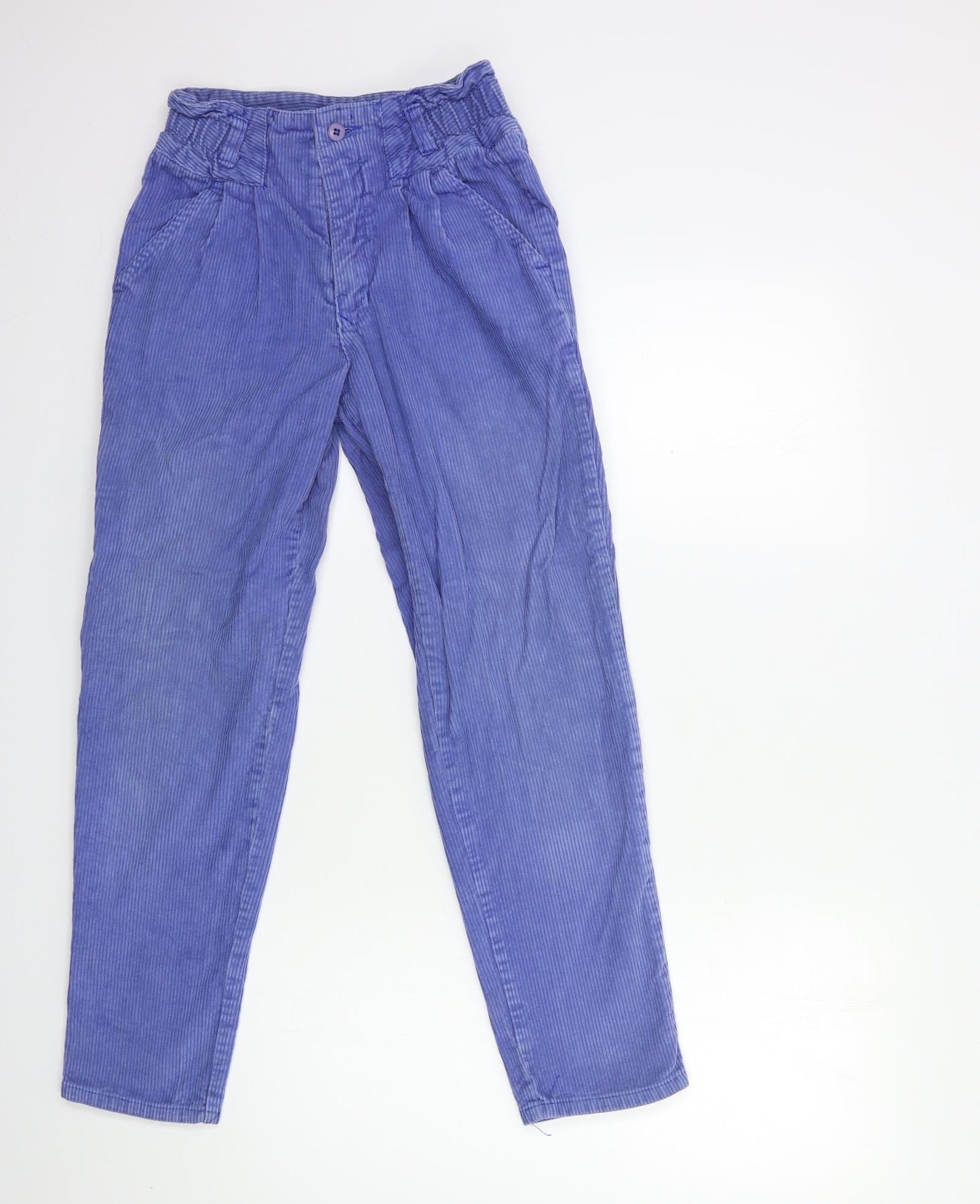 Preworn Womens Blue  Corduroy Trousers  Size 23 in L27 in