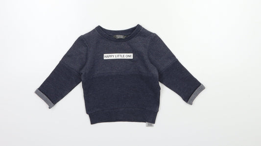 Primark Boys Grey   Pullover Sweatshirt Size 9-10 Years