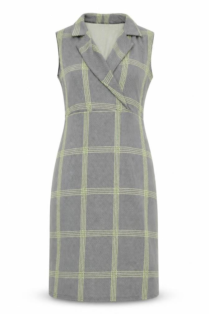 Pink Boutique Womens Black Geometric  A-Line  Size M