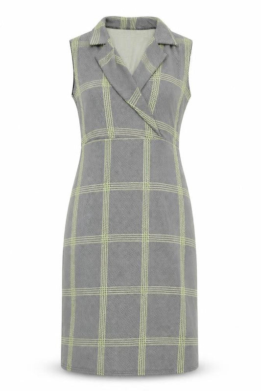 Pink Boutique Womens Black Geometric  A-Line  Size M