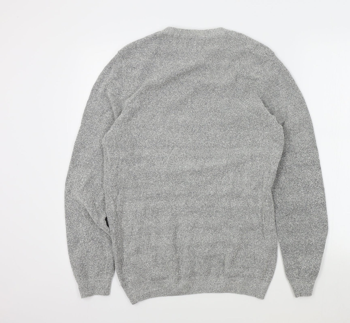 Burtons Mens Grey   Pullover Jumper Size M
