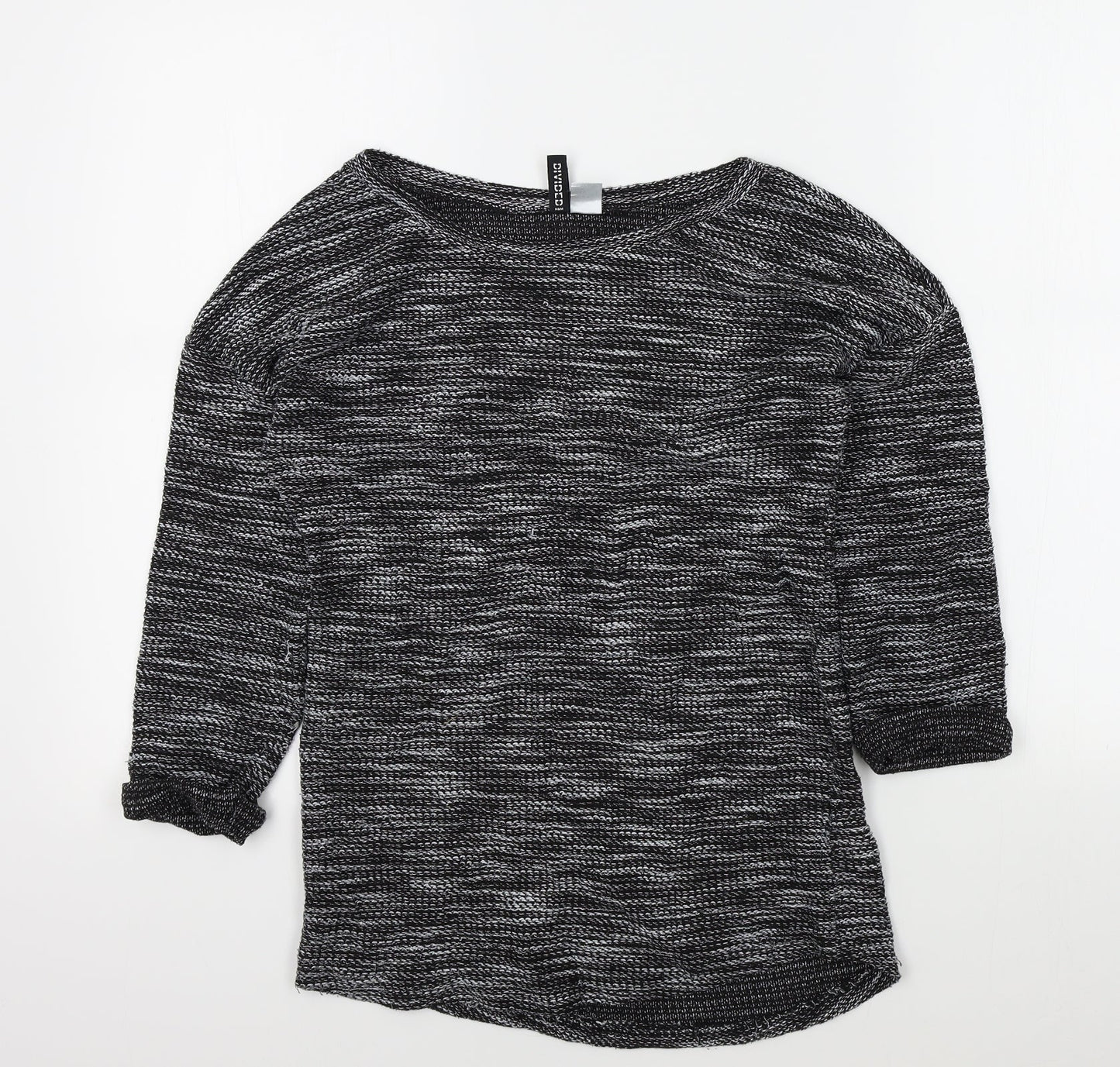 Divided Womens Black   Pullover Jumper Size XS