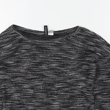 Divided Womens Black   Pullover Jumper Size XS