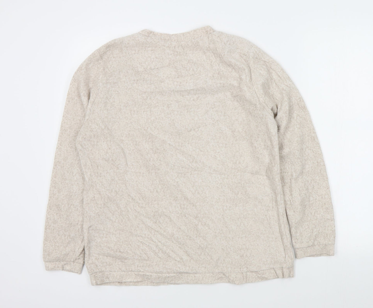 love to lounge Womens Beige Solid  Top Pyjama Top Size 6