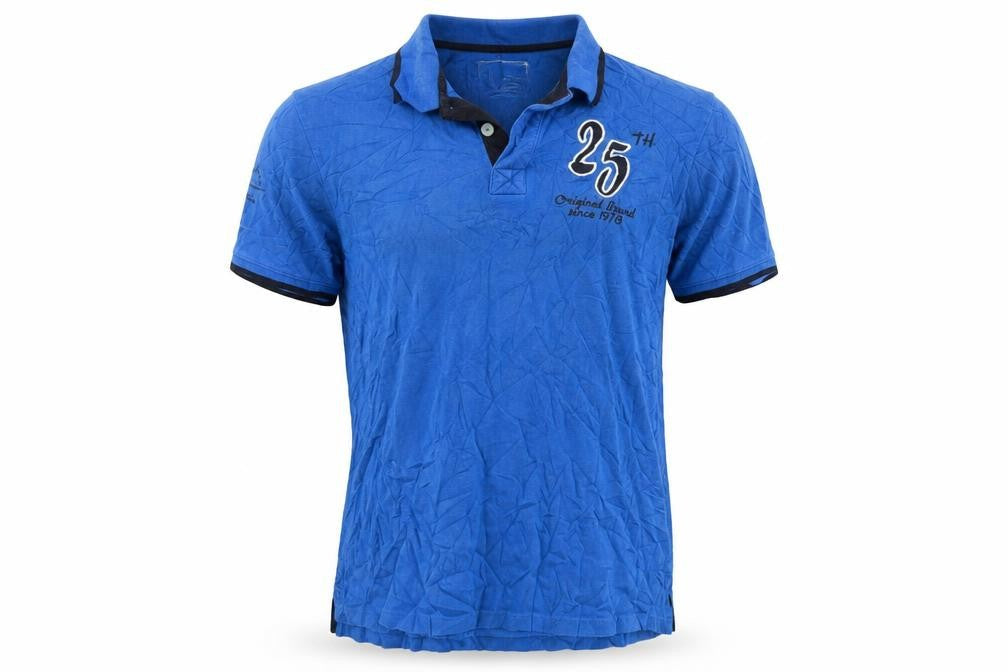 Owk Company Mens Blue Colourblock   Polo Size L