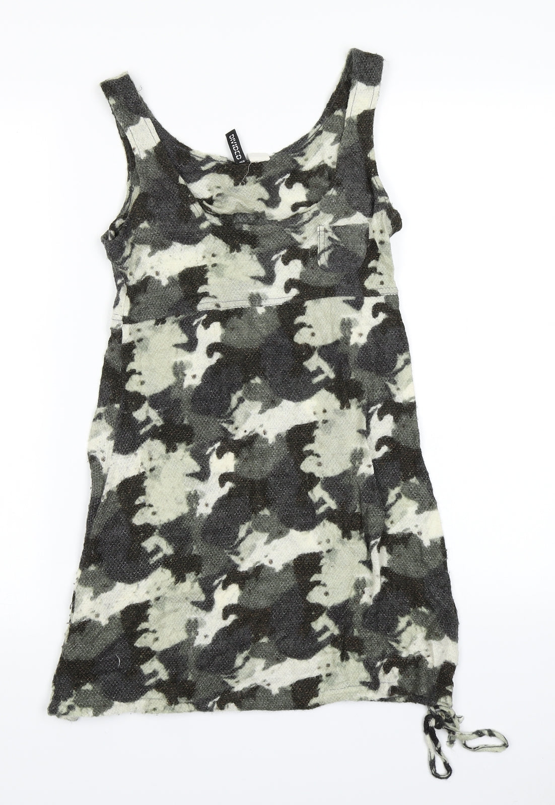 Divided Womens Green Camouflage  Bodycon  Size 4