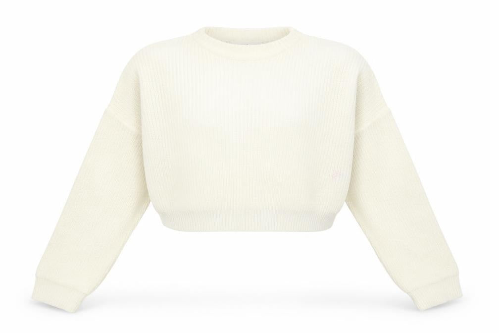 Missguided Womens White   Pullover Jumper Size M