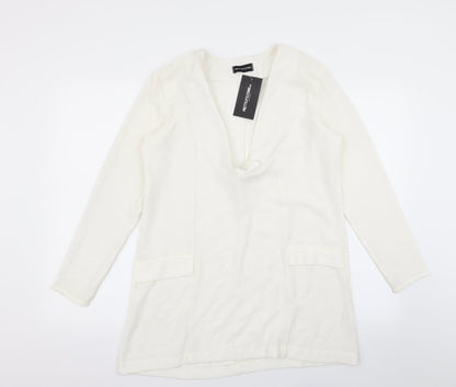 PRETTYLITTLETHING Womens White   A-Line  Size 10