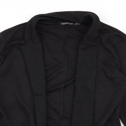 Boohoo Womens Black   Jacket Blazer Size 12
