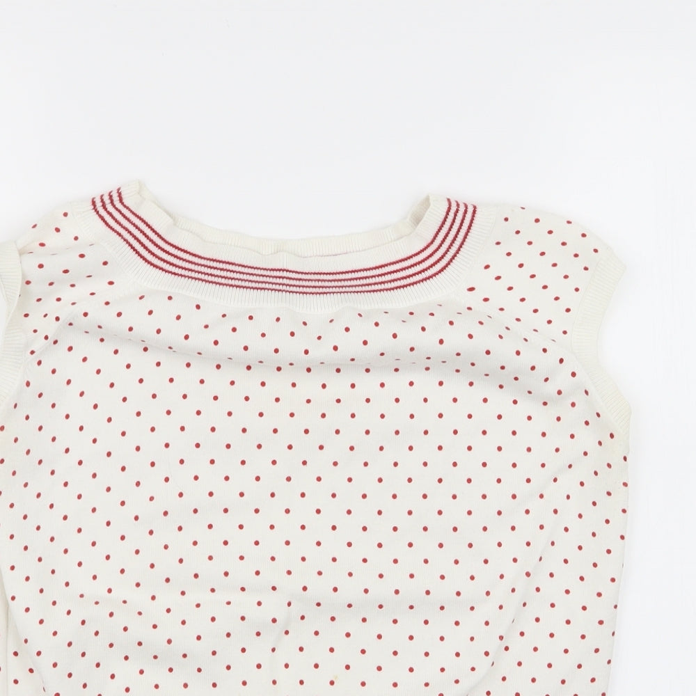 M&S Womens Multicoloured Polka Dot  Pullover Jumper Size 14