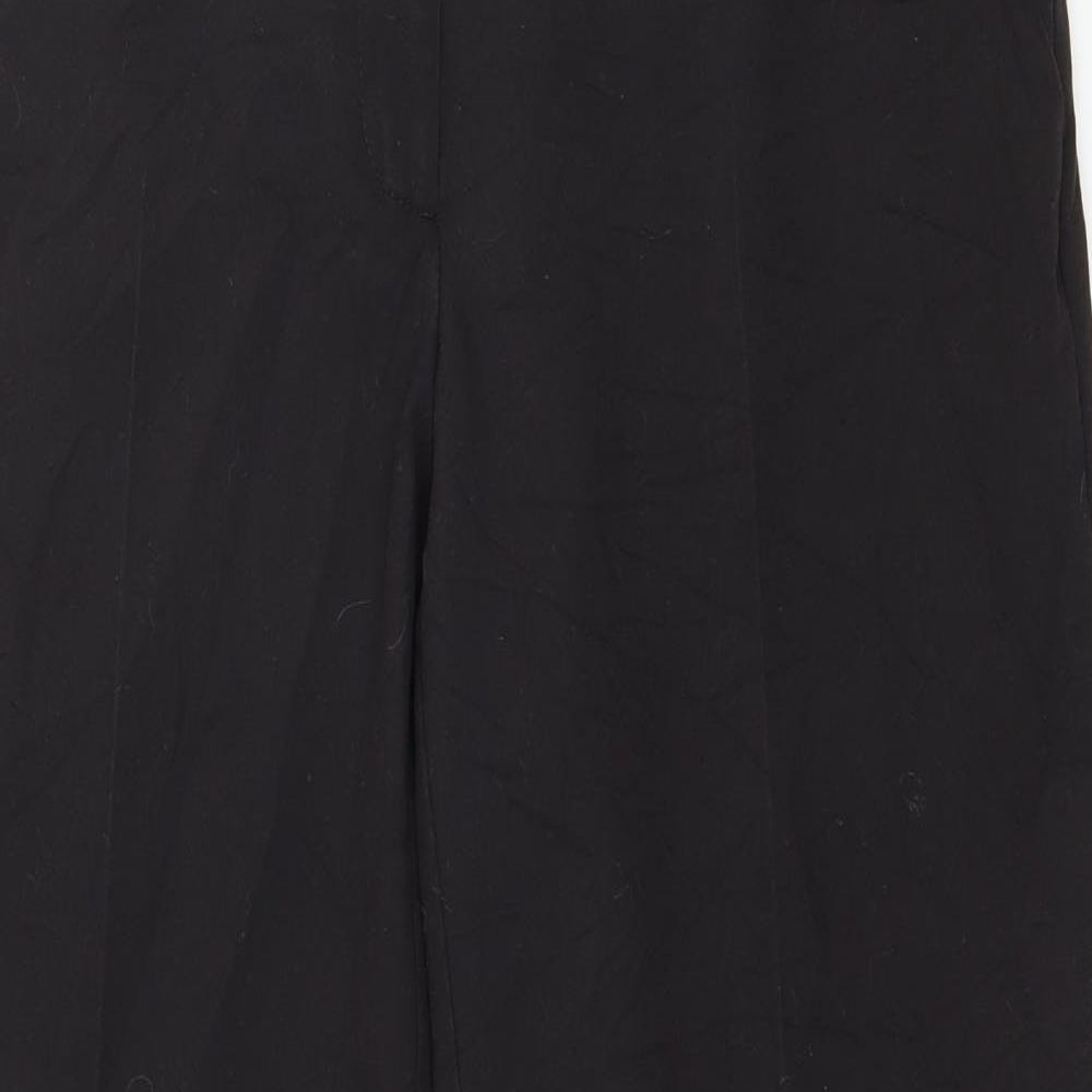 Preworn Womens Black   Trousers  Size 8 L26 in
