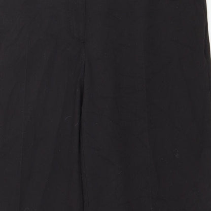 Preworn Womens Black   Trousers  Size 8 L26 in