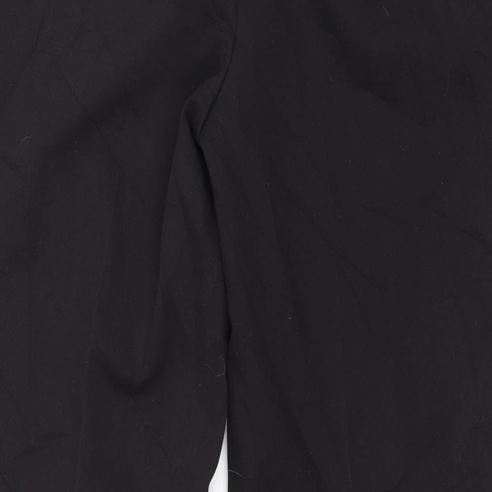 Preworn Womens Black   Trousers  Size 8 L26 in