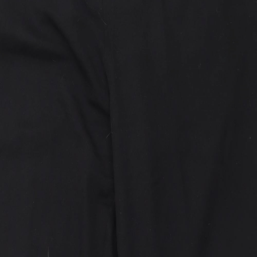 Preworn Womens Black   Trousers  Size 14 L30 in