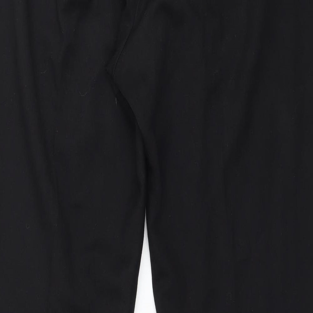 Preworn Womens Black   Trousers  Size 14 L30 in