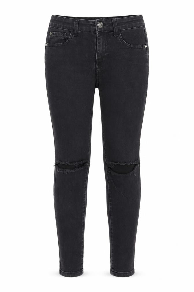 M&Co Girls Grey  Denim Skinny Jeans Size 12 Years