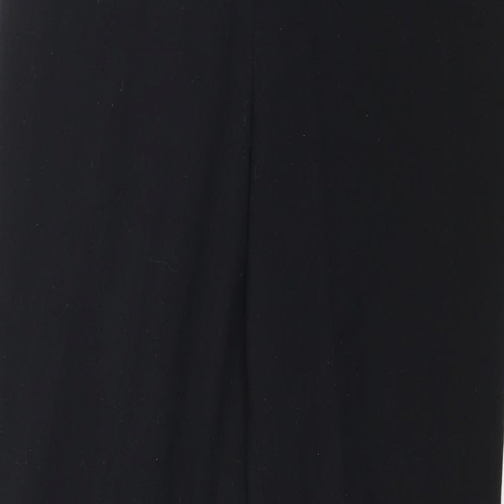 NEXT Womens Black   Trousers  Size 8 L28 in