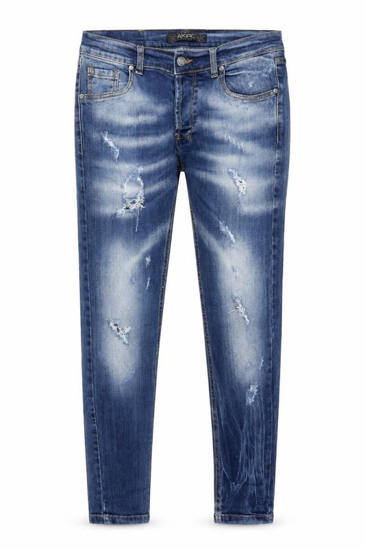 Akiro Womens Blue  Denim Skinny Jeans Size 32 in L29 in