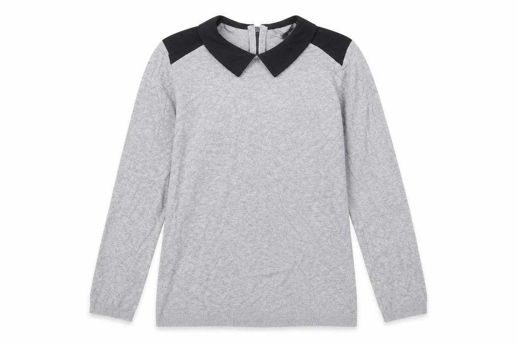 Papaya Womens Grey  Knit Pullover Jumper Size 10