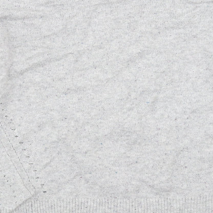 Preloved Topshop Womens Grey  Knit Pullover Jumper Size 8 - Label