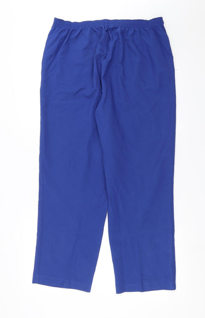 Bonmarché Womens Blue Trousers Size 16 L27 in