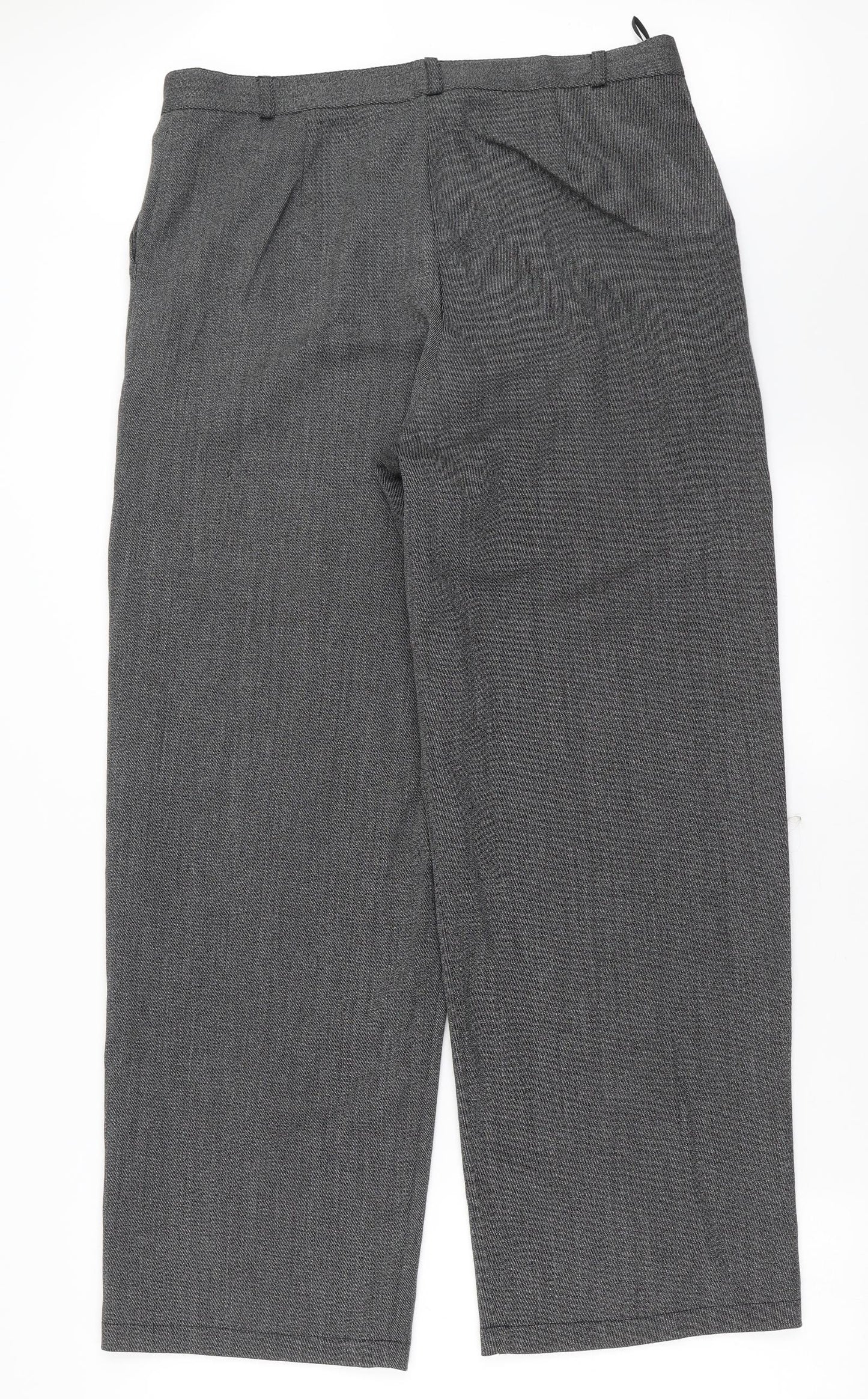 Dialogue Womens Grey   Trousers  Size L L29 in