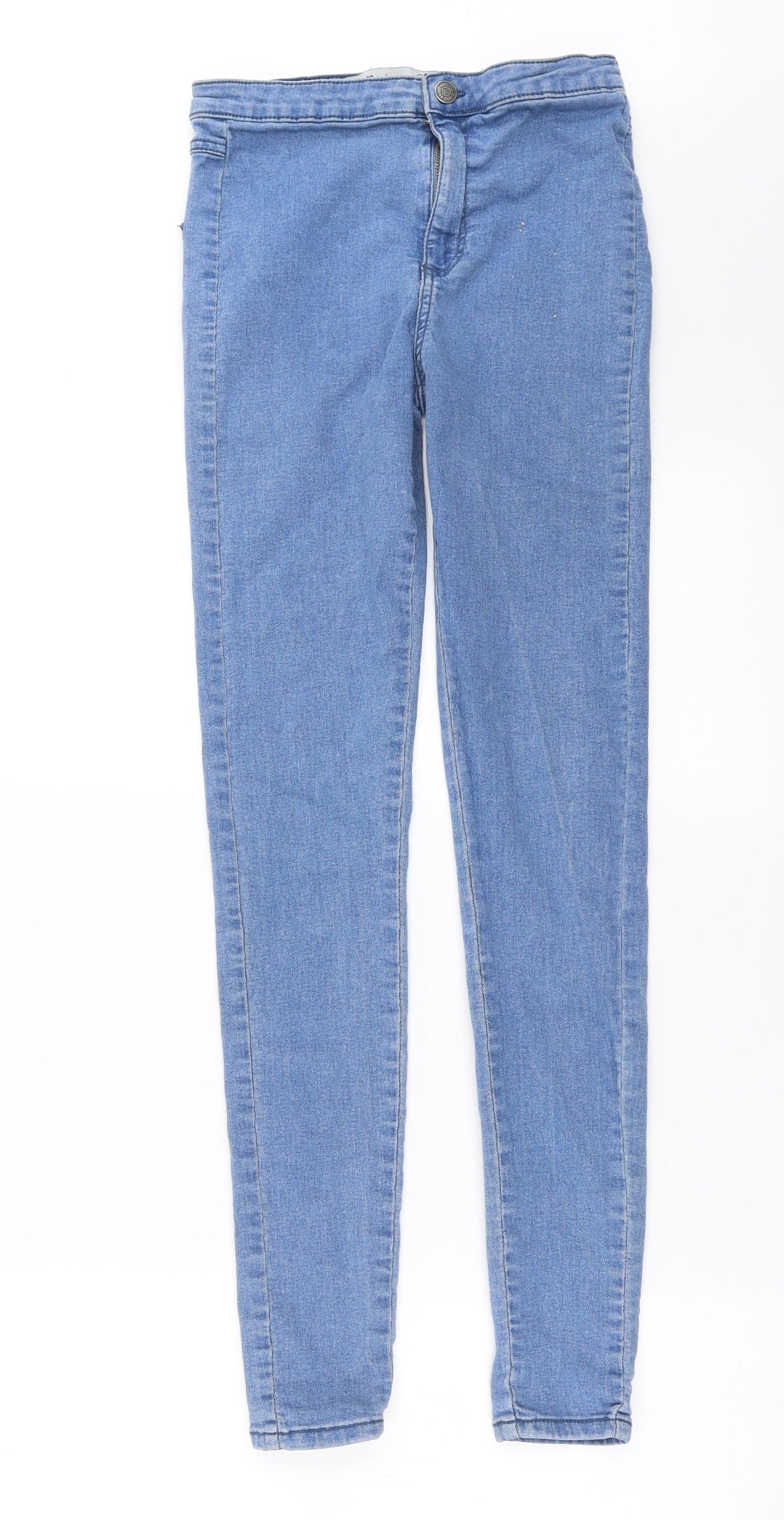 Primark Womens Blue  Denim Skinny Jeans Size 10 L30 in