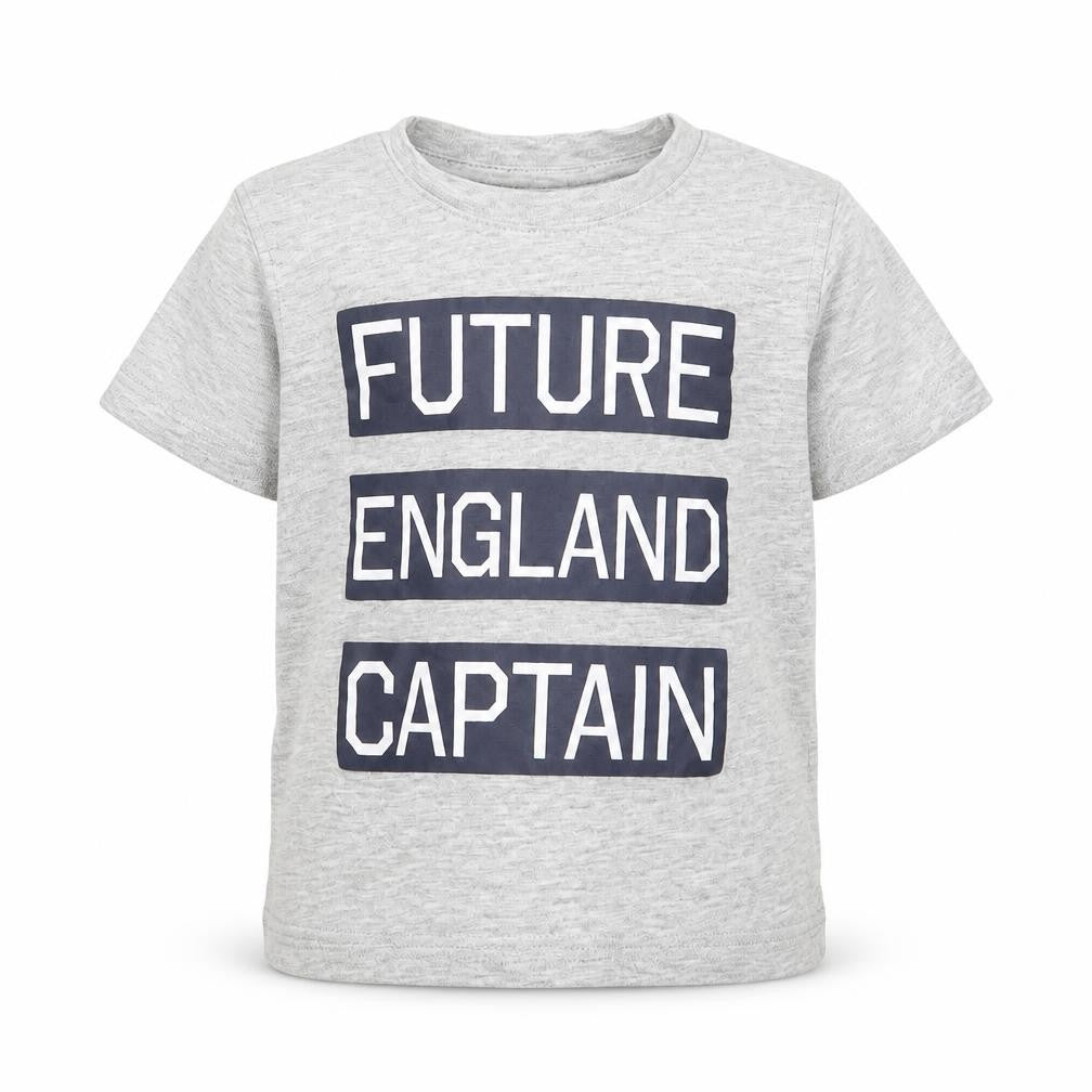 PEP&CO Baby Grey   Basic T-Shirt Size 18-24 Months  - future england captain