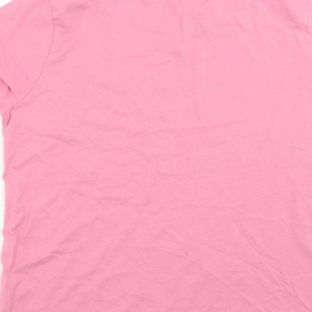 NEXT Womens Pink Solid  Top Pyjama Top Size L