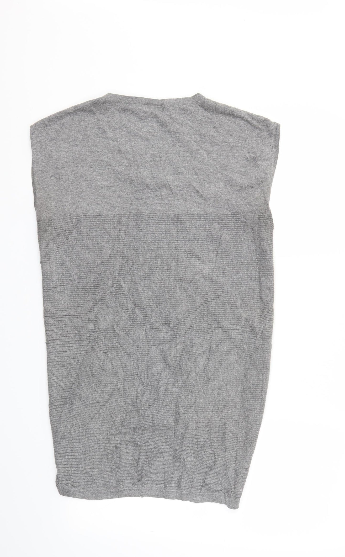 Warehouse Womens Grey   Jumper Dress  Size 8