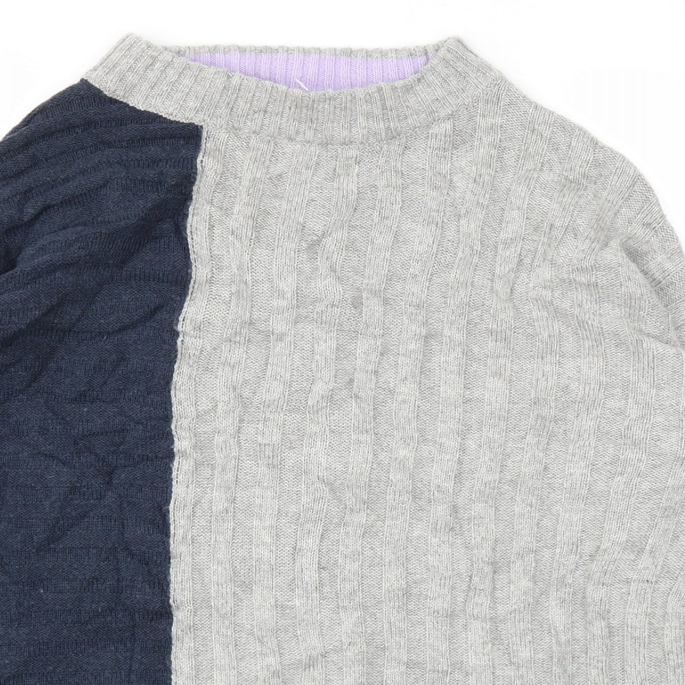 M&S Womens Grey   Pullover Jumper Size M