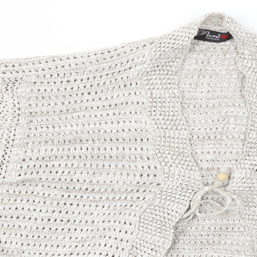 Pure Womens Ivory   Cardigan Jumper Size XL