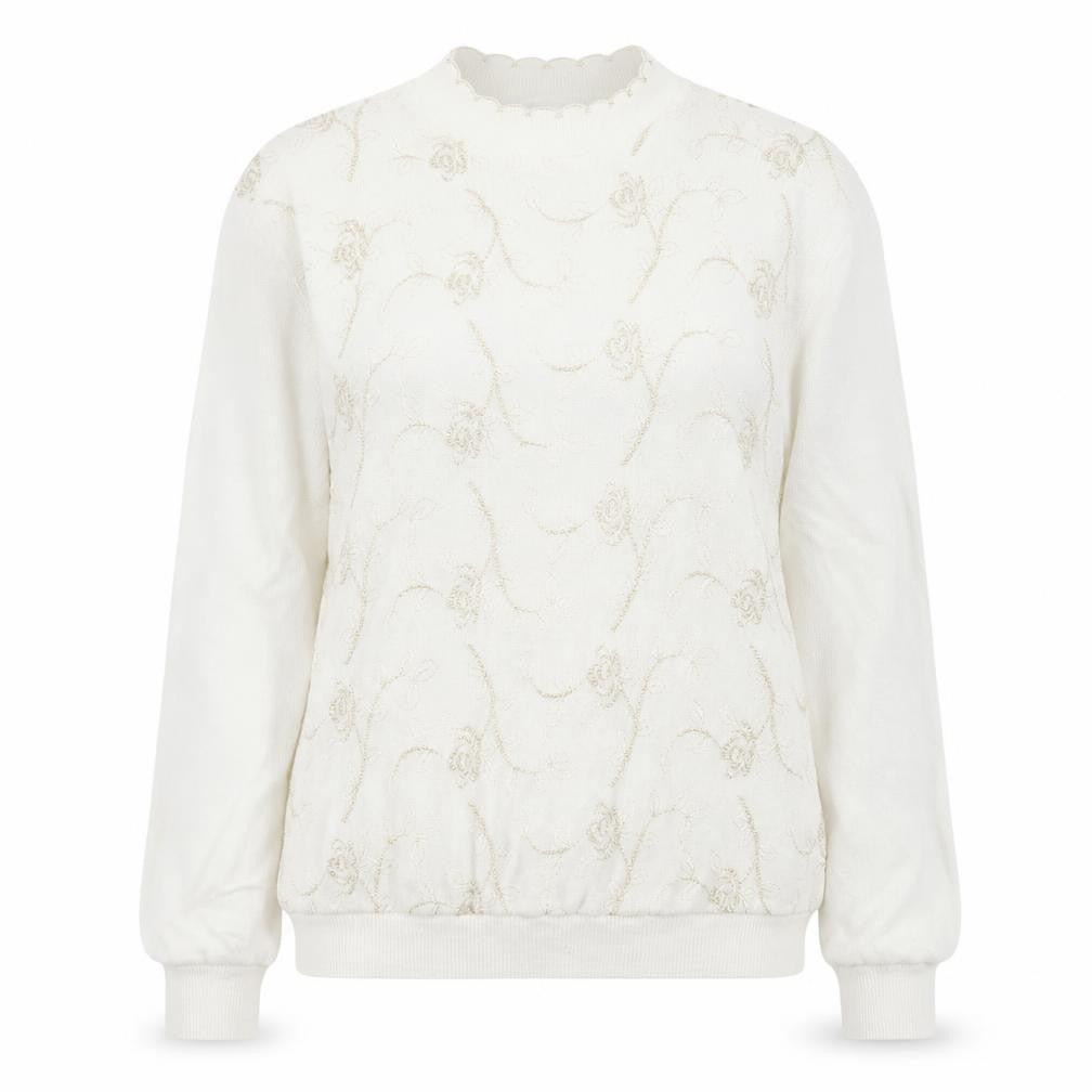 Afibel Womens Ivory   Pullover Jumper Size 16