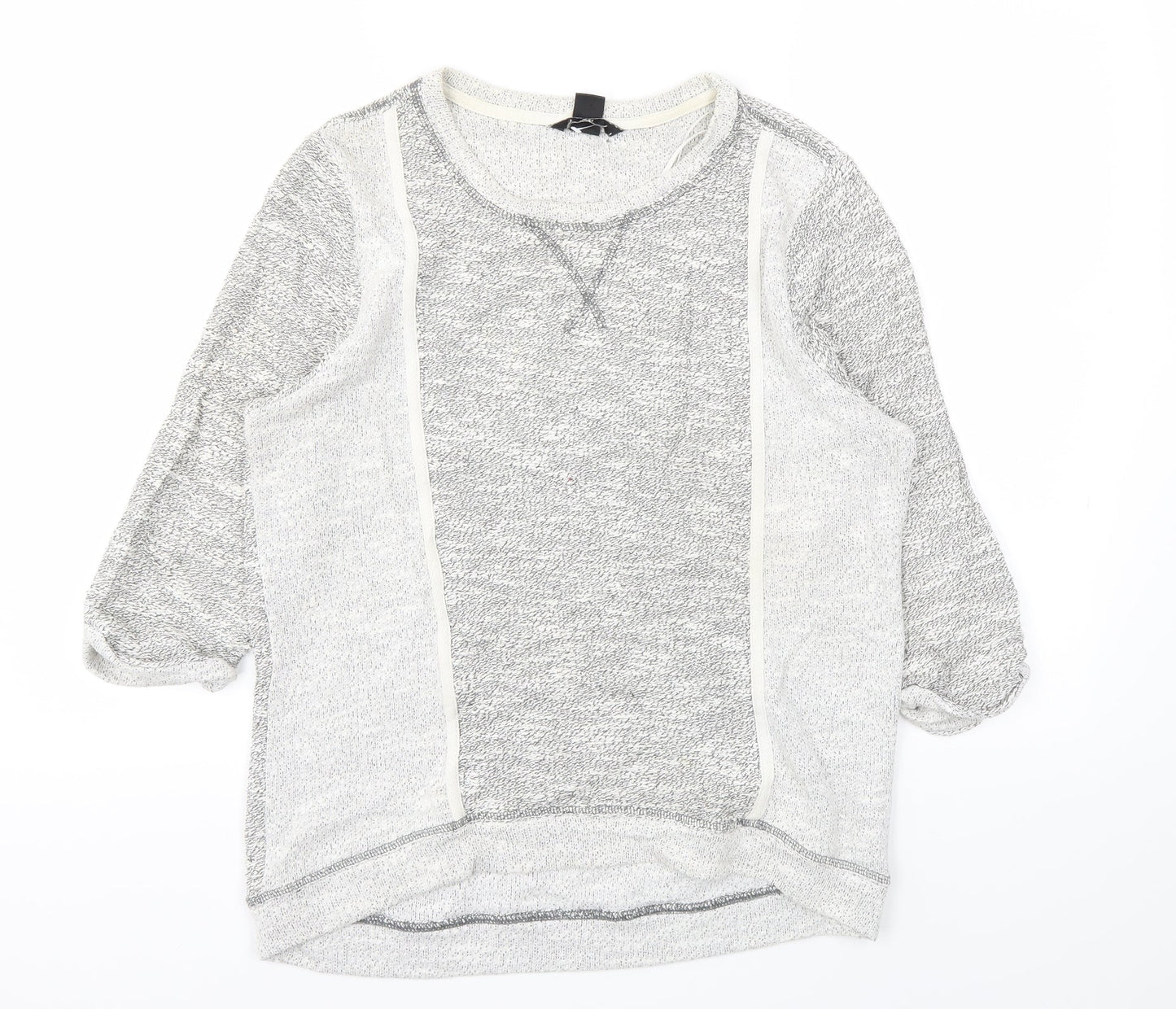 H&M Womens Grey   Basic T-Shirt Size S