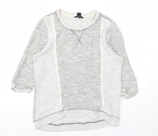 H&M Womens Grey   Basic T-Shirt Size S