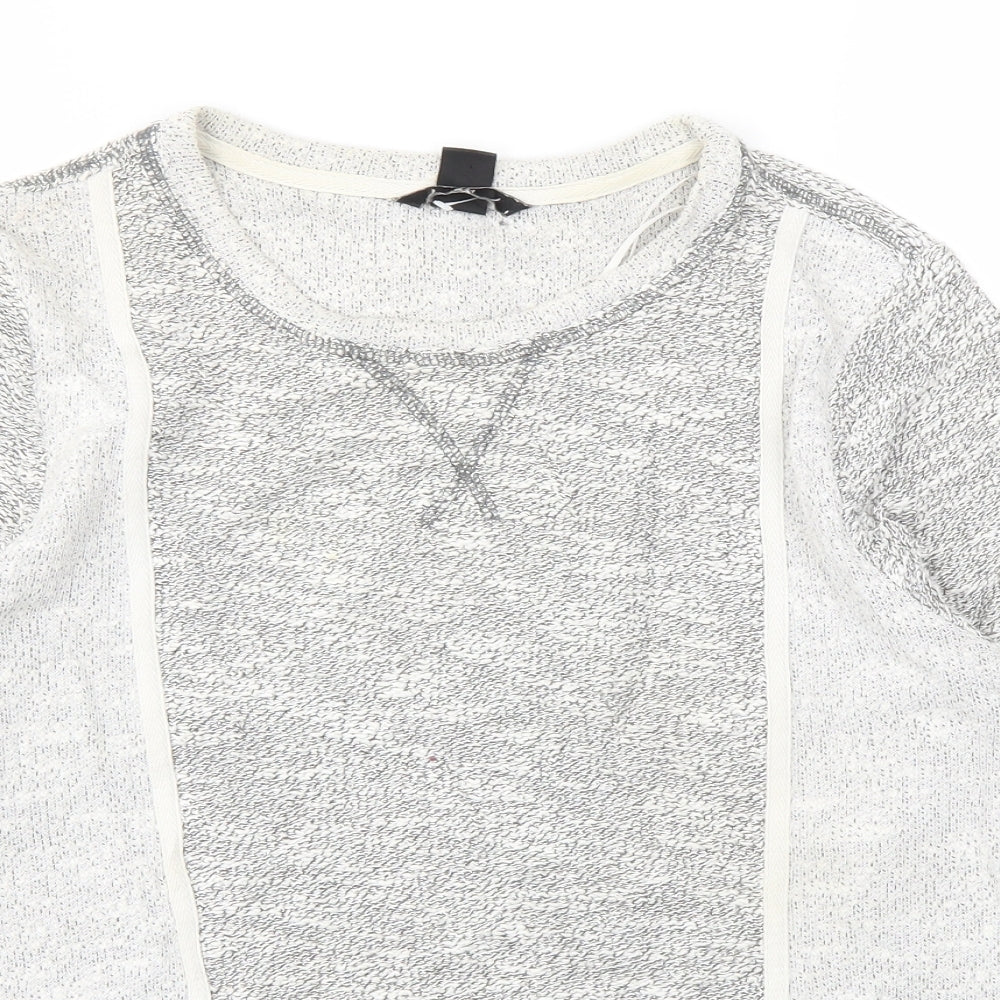 H&M Womens Grey   Basic T-Shirt Size S