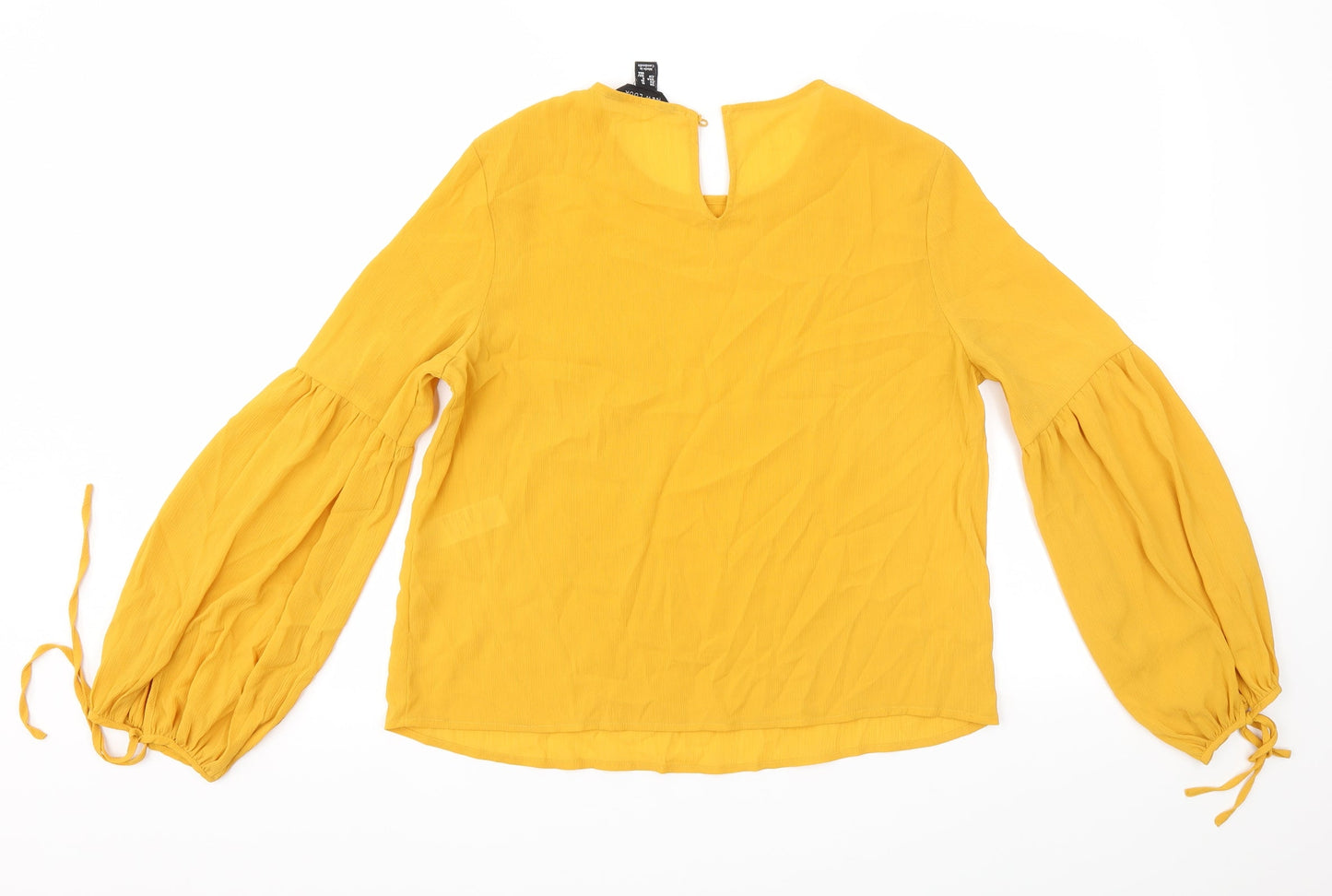 New Look Womens Orange   Basic Blouse Size 10