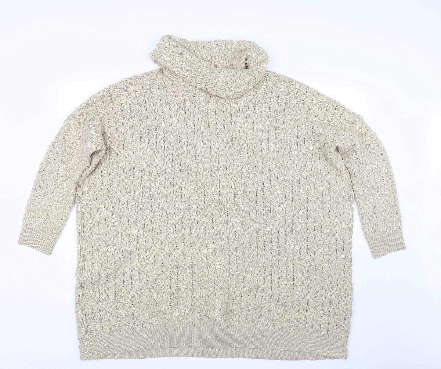H&M Womens Brown  Knit Pullover Jumper Size S