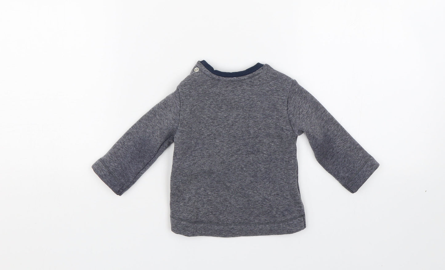 George Baby Grey   Pullover Jumper Size 3-6 Months  - Dinosaur