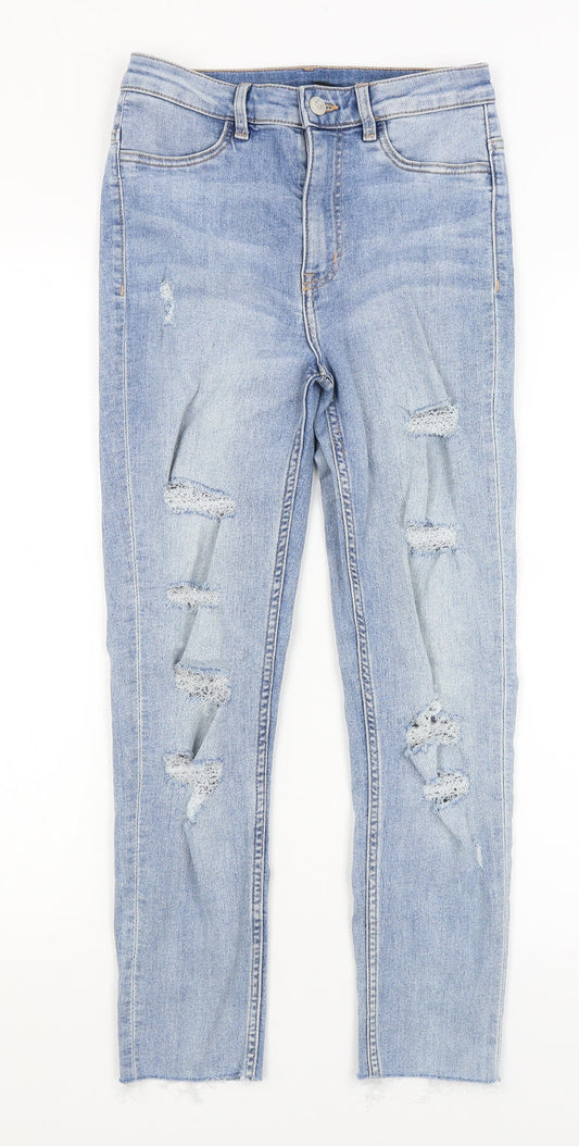 Divided Womens Blue   Capri Jeans Size 8 L23.5 in