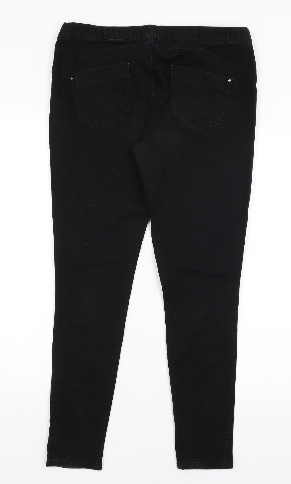 Denim Co Womens Black   Jegging Jeans Size 12 L27 in