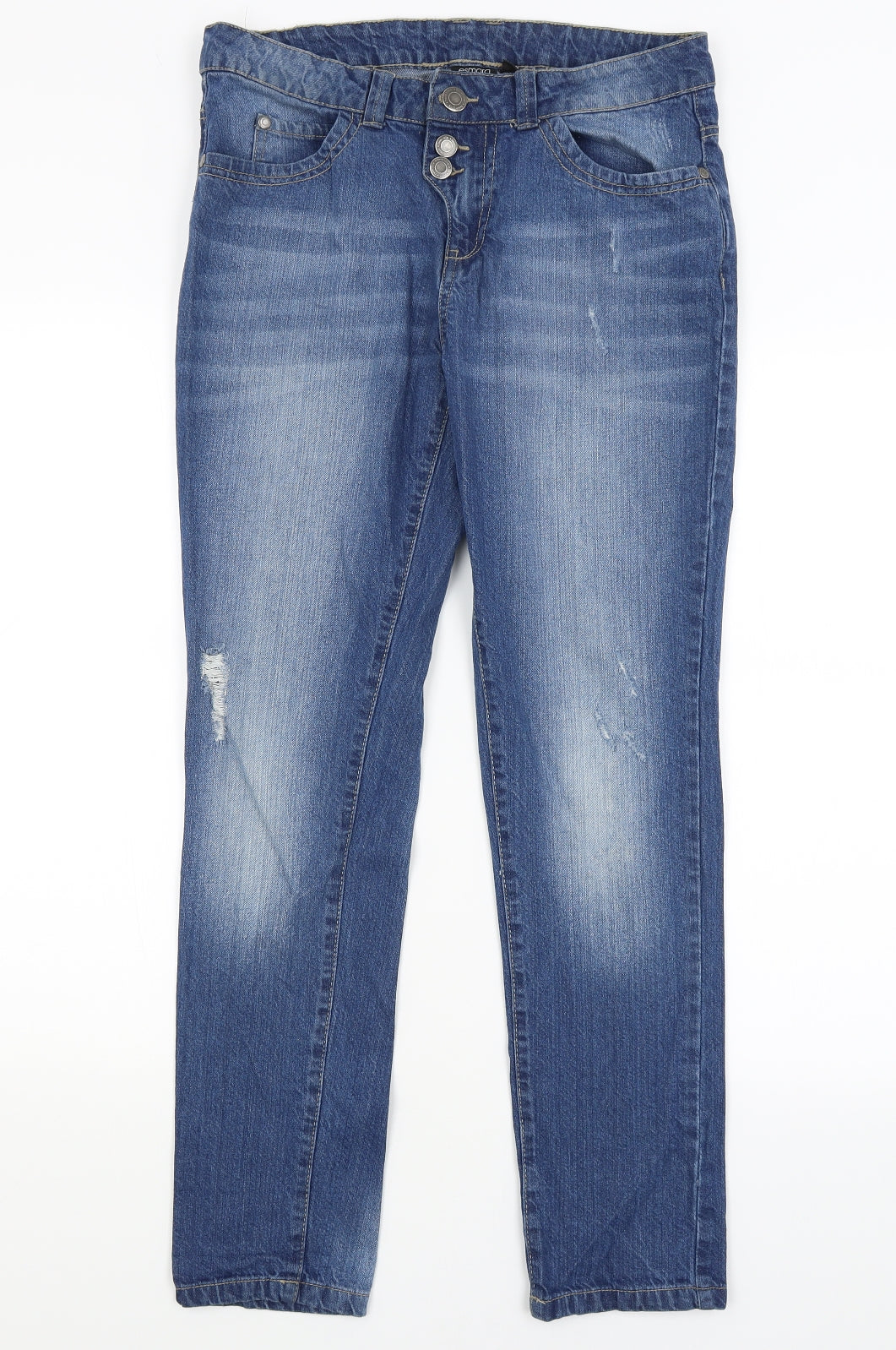 ESMARA Womens Blue   Straight Jeans Size 10 L28 in