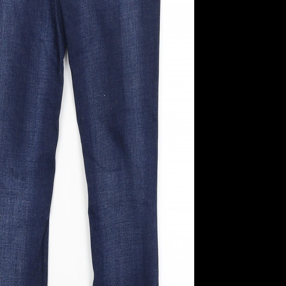 Topshop Womens Blue   Straight Jeans Size 30 in L29 in