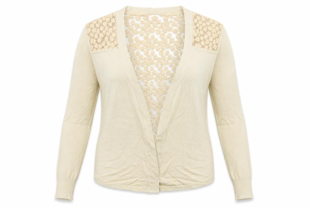 Mixumi Womens Gold   Wrap Jumper Size M