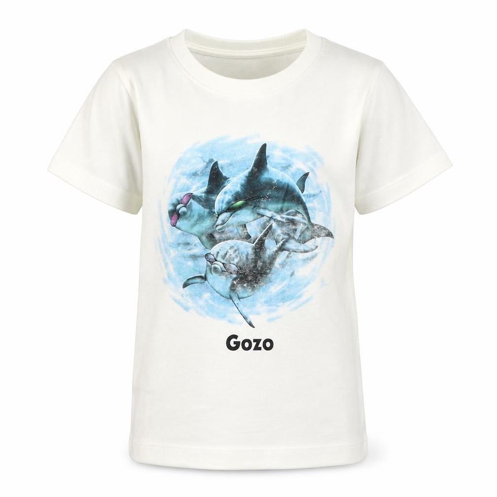 Preworn Boys White   Basic T-Shirt Size XS  - dolphin